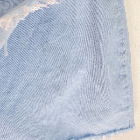 by the way. Kensington Denim Faux Wrap mini Skirt, Size XS - Picture 15 of 15